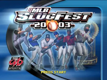 MLB SlugFest 2003 screen shot title